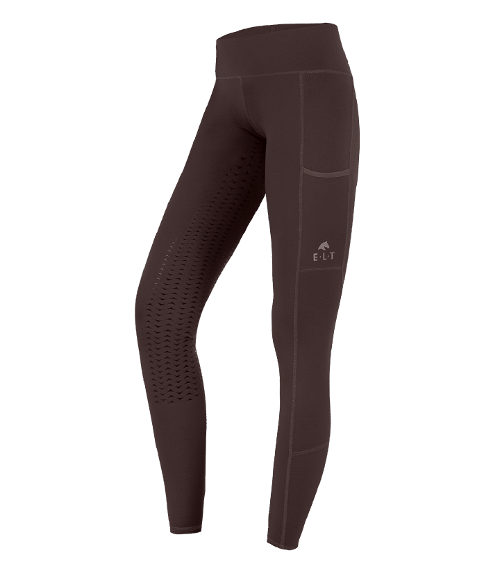 ELT Thermo-Reitleggings Ella kastanienbraun
